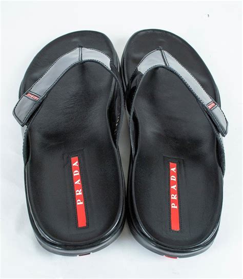 prada flip flops men's|prada men's sandals sale.